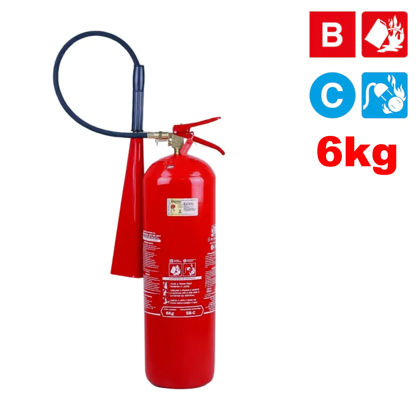 EXTINTOR CO2 6KG BC