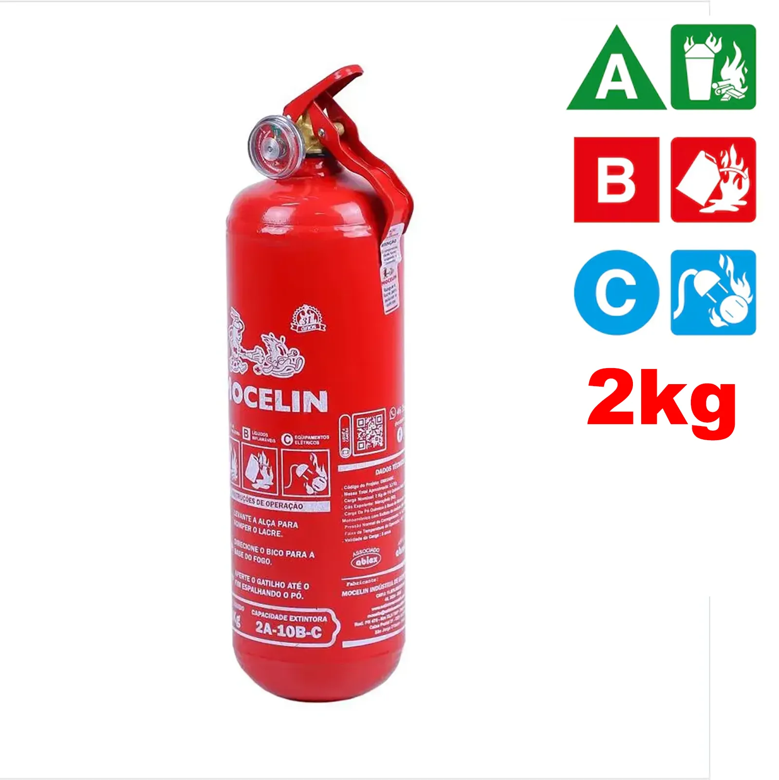 EXTINTOR PQS 2KG ABC