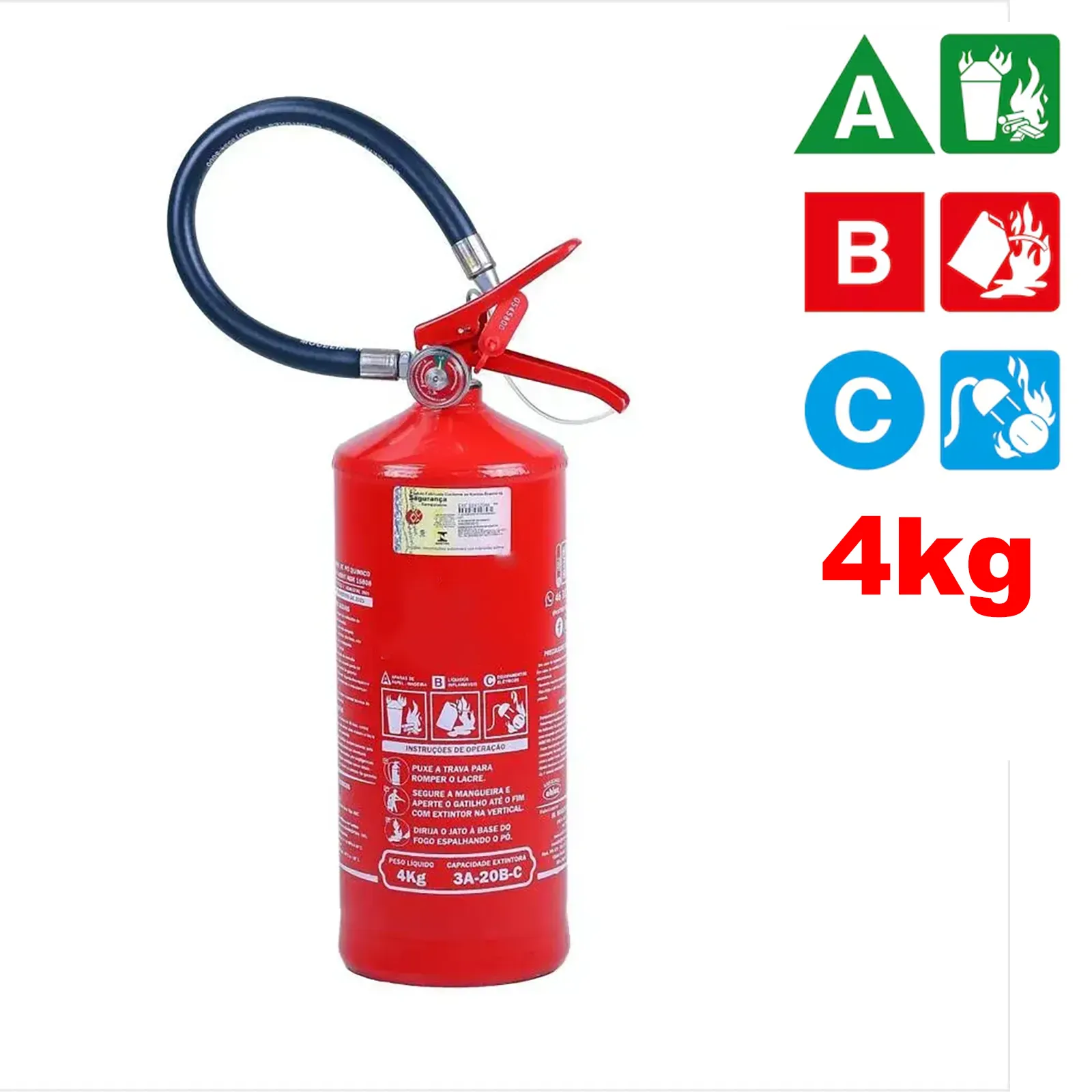 EXTINTOR PQS 4KG ABC