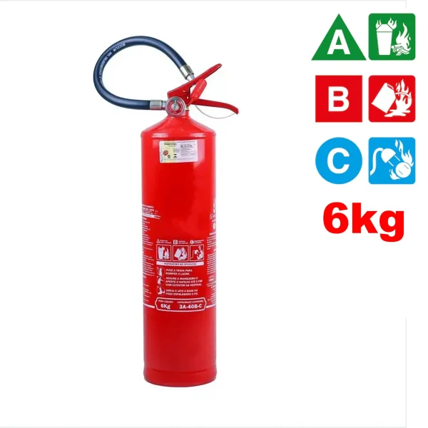 EXTINTOR PQS 6KG ABC