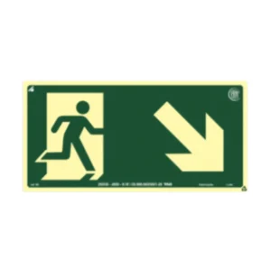 PLACA FOTOLUMINESCENTE P/ RAMPA D