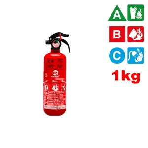 EXTINTOR PQS ABC 1 KG (F) - VALIDADE 5 ANOS