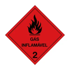 PLACA SIMBOLOGIA ONU GÁS INFLAMÁVEL