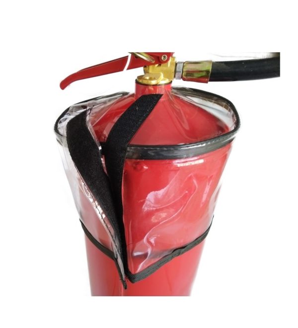 CAPA PARA EXTINTOR SUPERIOR TRANSPARENTE